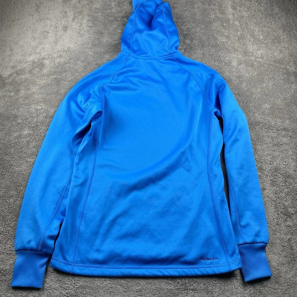 Nike Therma Fit Hoodie Womens XS Blue Pink‎ Long Sleeve
